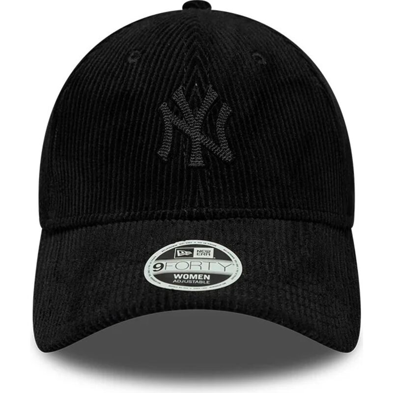 petten-gebogen-zwart-verstelbaar-9forty-cord-van-new-york-yankees-mlb-van-new-era