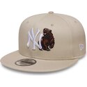 petten-plat-beige-snapback-9fifty-outdoor-icon-van-new-york-yankees-mlb-van-new-era