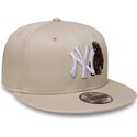 petten-plat-beige-snapback-9fifty-outdoor-icon-van-new-york-yankees-mlb-van-new-era