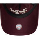 petten-gebogen-rood-verstelbaar-9twenty-a-frame-cord-script-van-new-york-yankees-mlb-van-new-era
