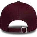 petten-gebogen-rood-verstelbaar-9twenty-slogan-sorry-i-m-late-van-new-era