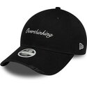 petten-gebogen-zwart-verstelbaar-9twenty-slogan-overthinking-van-new-era
