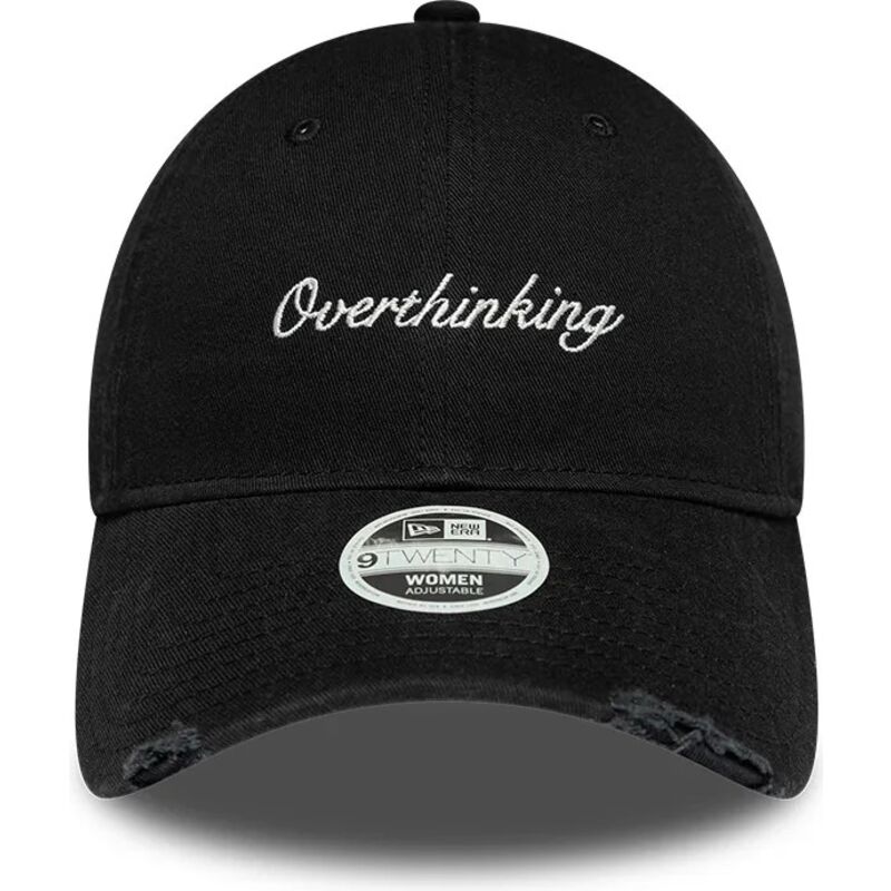 petten-gebogen-zwart-verstelbaar-9twenty-slogan-overthinking-van-new-era petten-gebogen-zwart-verstelbaar-9twenty-slogan-overthinking-van-new-era