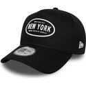 petten-gebogen-zwart-snapback-9forty-e-frame-rubber-van-new-york-van-new-era