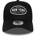 petten-gebogen-zwart-snapback-9forty-e-frame-rubber-van-new-york-van-new-era