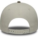petten-gebogen-groen-snapback-9forty-e-frame-suede-visor-van-los-angeles-dodgers-mlb-van-new-era