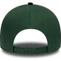 petten-gebogen-groen-snapback-9forty-e-frame-suede-visor-van-new-york-yankees-mlb-van-new-era