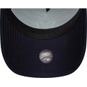 petten-gebogen-groen-snapback-9forty-e-frame-suede-visor-van-new-york-yankees-mlb-van-new-era