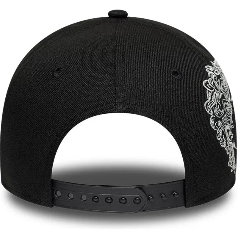 petten-gebogen-zwart-snapback-9forty-e-frame-mythical-icon-van-los-angeles-dodgers-mlb-van-new-era
