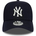 petten-gebogen-marineblauw-snapback-9forty-e-frame-mythical-icon-van-new-york-yankees-mlb-van-new-era