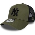 petten-gebogen-groen-snapback-a-frame-league-essential-van-new-york-yankees-mlb-van-new-era