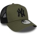 petten-gebogen-groen-snapback-a-frame-league-essential-van-new-york-yankees-mlb-van-new-era