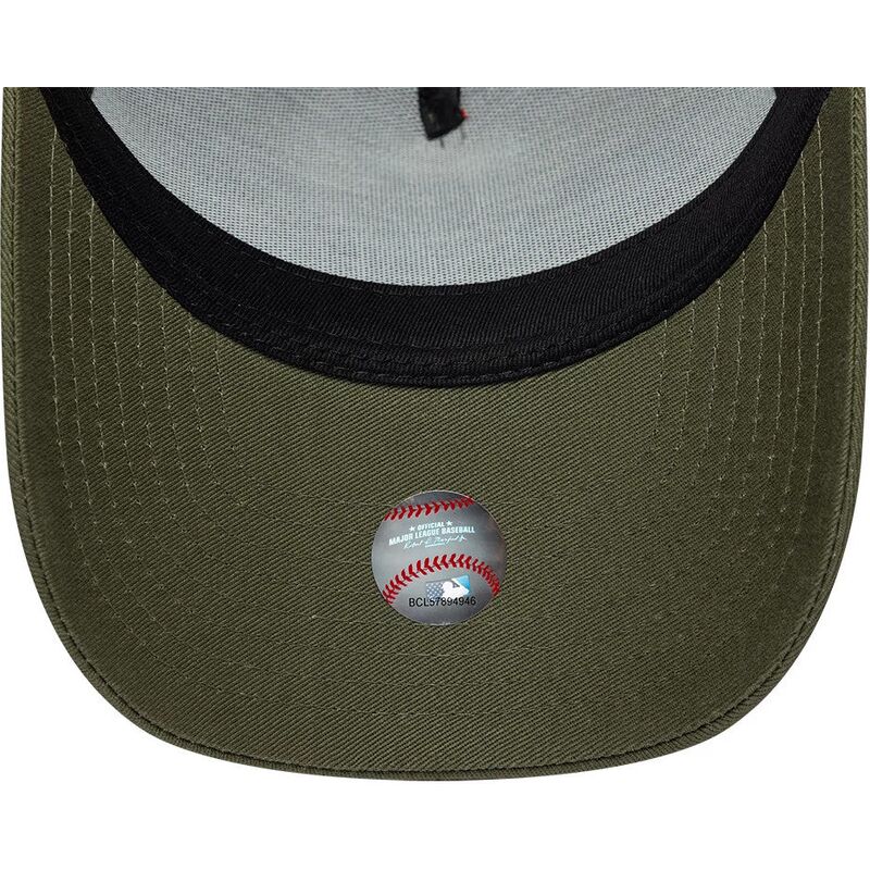petten-gebogen-groen-snapback-a-frame-league-essential-van-new-york-yankees-mlb-van-new-era