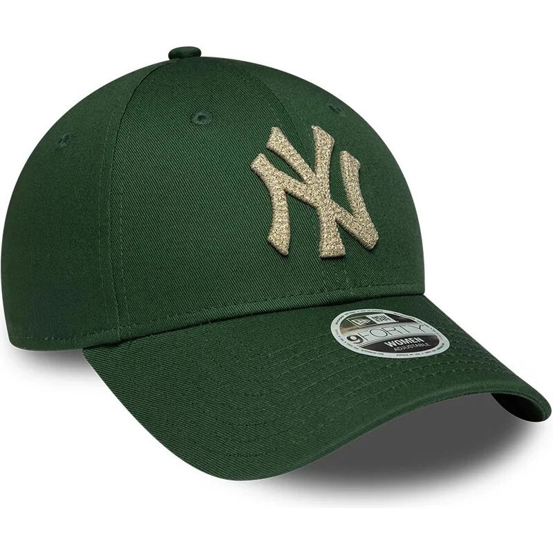 petten-gebogen-groen-verstelbaar-9forty-metallic-van-new-york-yankees-mlb-van-new-era