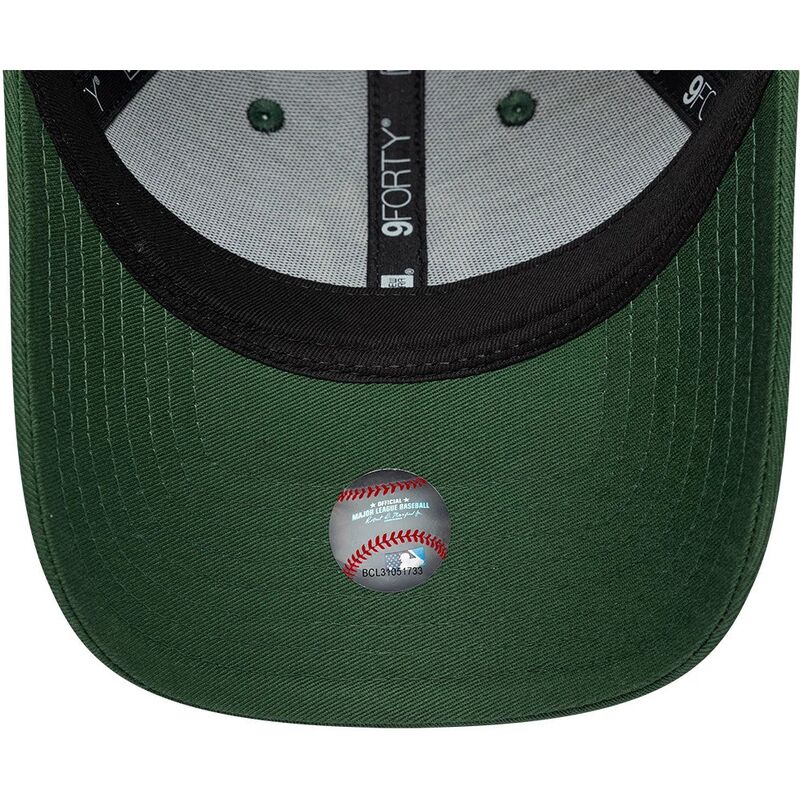 petten-gebogen-groen-verstelbaar-9forty-metallic-van-new-york-yankees-mlb-van-new-era
