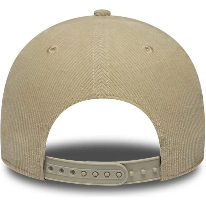 petten-gebogen-beige-snapback-9forty-entry-cord-van-new-york-yankees-mlb-van-new-era