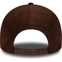 petten-gebogen-bruin-snapback-9forty-entry-cord-van-los-angeles-dodgers-mlb-van-new-era