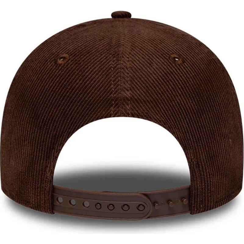 petten-gebogen-bruin-snapback-9forty-entry-cord-van-los-angeles-dodgers-mlb-van-new-era