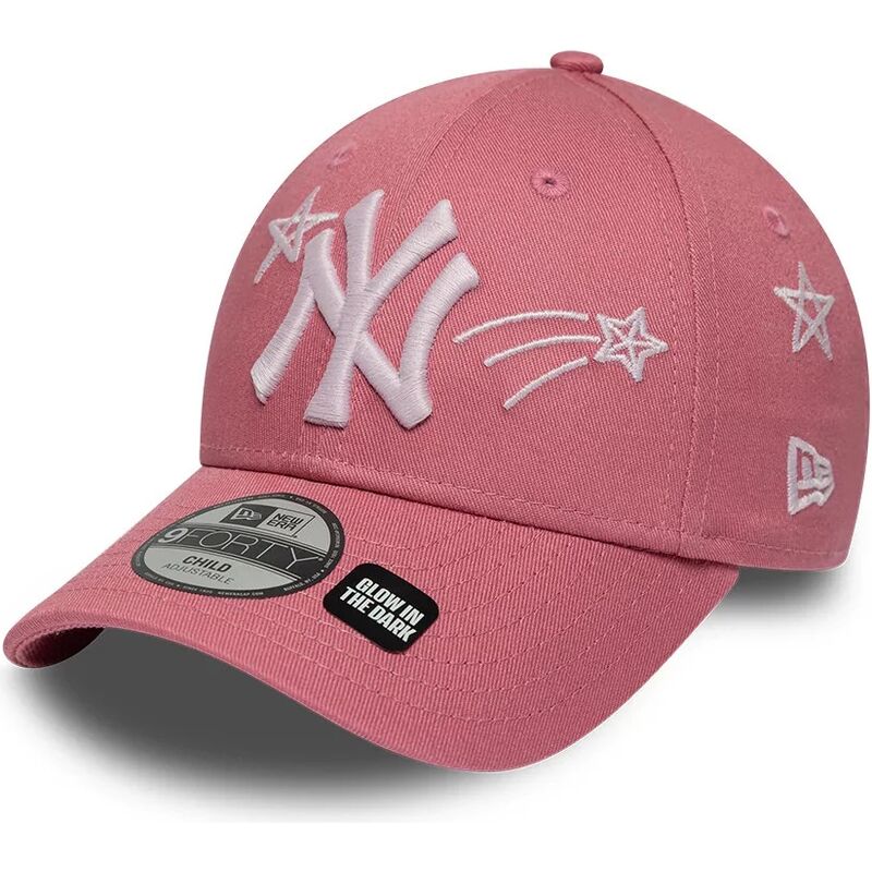 petten-gebogen-roze-verstelbaar-voor-kinderen-9forty-space-van-new-york-yankees-mlb-van-new-era