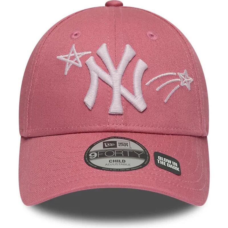 petten-gebogen-roze-verstelbaar-voor-kinderen-9forty-space-van-new-york-yankees-mlb-van-new-era