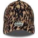 petten-gebogen-luipaard-verstelbaar-9forty-ocelot-print-van-new-york-yankees-mlb-van-new-era