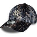 petten-gebogen-meerkleurig-verstelbaar-9forty-snake-print-van-new-york-yankees-mlb-van-new-era