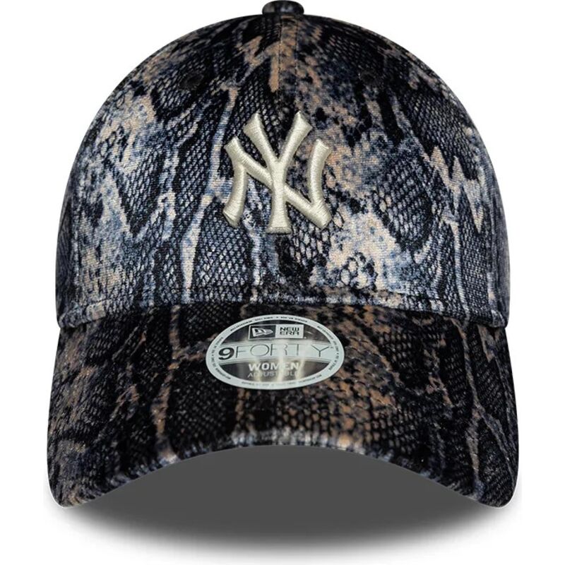 petten-gebogen-meerkleurig-verstelbaar-9forty-snake-print-van-new-york-yankees-mlb-van-new-era