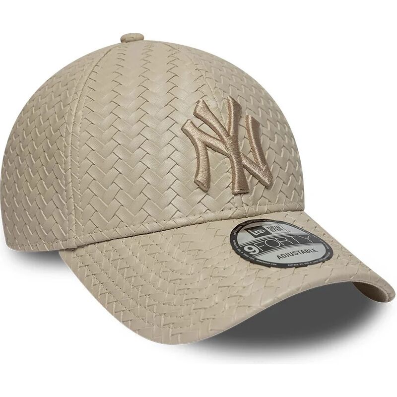 petten-gebogen-beige-verstelbaar-9forty-pu-weave-van-new-york-yankees-mlb-van-new-era petten-gebogen-beige-verstelbaar-9forty-pu-weave-van-new-york-yankees-mlb-van-new-era