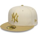 petten-plat-beige-fitted-59fifty-league-essential-van-new-york-yankees-mlb-van-new-era