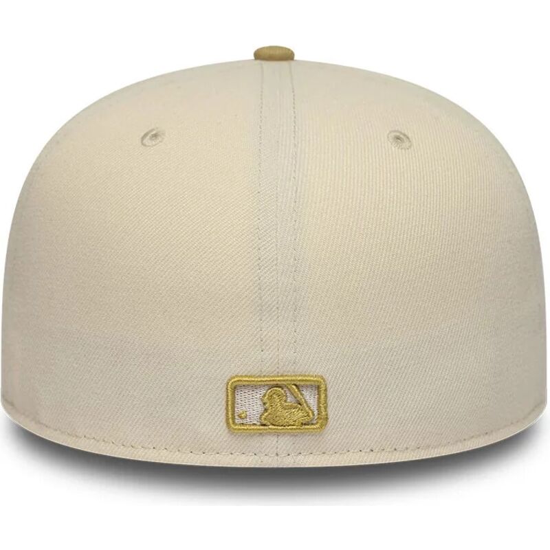 petten-plat-beige-fitted-59fifty-league-essential-van-new-york-yankees-mlb-van-new-era