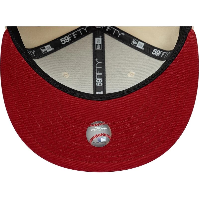 petten-plat-beige-fitted-59fifty-league-essential-van-new-york-yankees-mlb-van-new-era