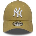 petten-gebogen-khaki-verstelbaar-9forty-league-essential-van-new-york-yankees-mlb-van-new-era