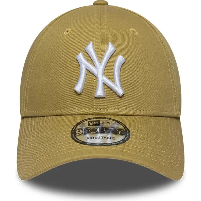 petten-gebogen-khaki-verstelbaar-9forty-league-essential-van-new-york-yankees-mlb-van-new-era