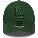 petten-gebogen-groen-verstelbaar-voor-kinderen-9forty-league-essential-van-los-angeles-dodgers-mlb-van-new-era