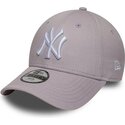 petten-gebogen-paars-verstelbaar-voor-kinderen-9forty-league-essential-van-new-york-yankees-mlb-van-new-era