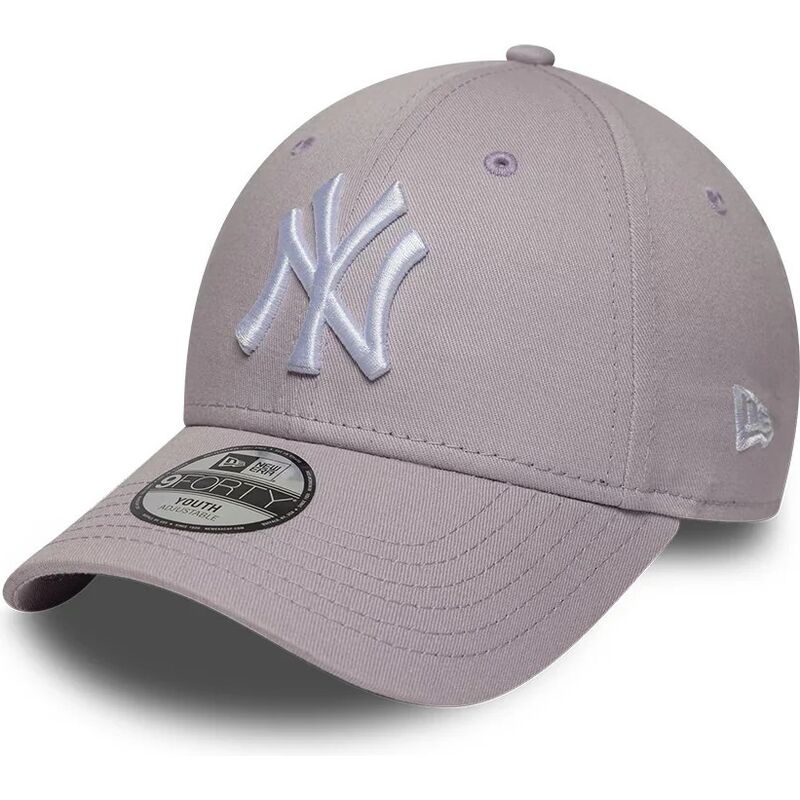 petten-gebogen-paars-verstelbaar-voor-kinderen-9forty-league-essential-van-new-york-yankees-mlb-van-new-era
