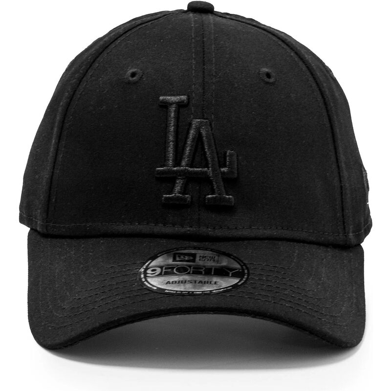 petten-gebogen-zwart-verstelbaar-9forty-league-essential-van-los-angeles-dodgers-mlb-van-new-era