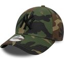 petten-gebogen-camouflage-verstelbaar-voor-kinderen-9forty-league-essential-van-new-york-yankees-mlb-van-new-era