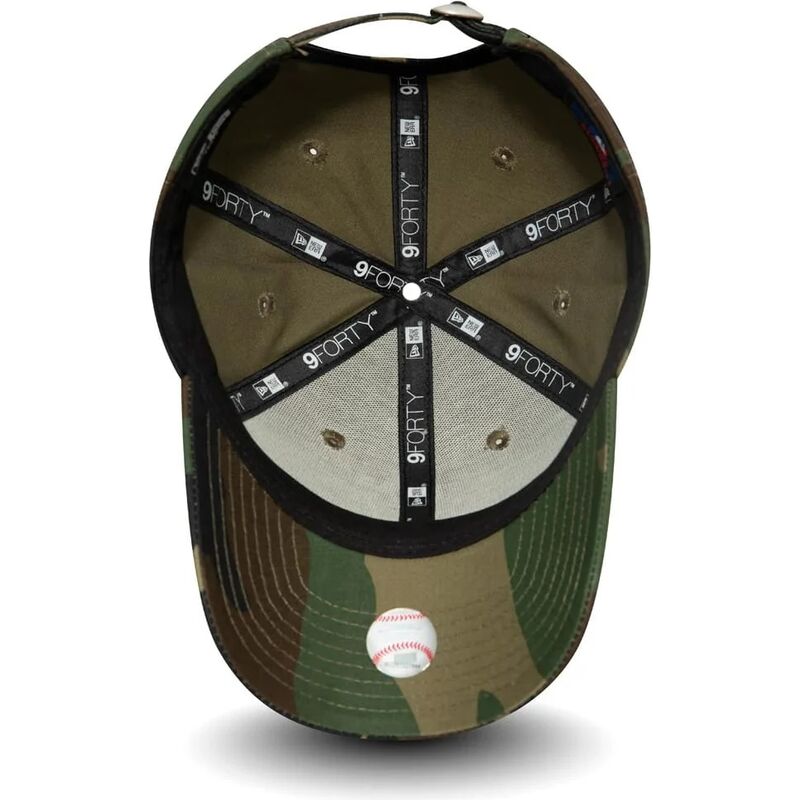 petten-gebogen-camouflage-verstelbaar-voor-kinderen-9forty-league-essential-van-new-york-yankees-mlb-van-new-era
