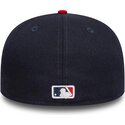 petten-plat-marineblauw-fitted-59fifty-ac-perf-van-atlanta-braves-mlb-van-new-era