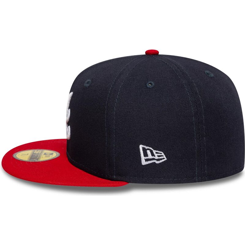 petten-plat-marineblauw-fitted-59fifty-ac-perf-van-atlanta-braves-mlb-van-new-era