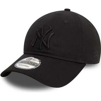 Petten gebogen zwart verstelbaar 9TWENTY League Essential van New York Yankees MLB van New Era