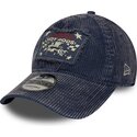 petten-gebogen-marineblauw-verstelbaar-9twenty-patch-acid-cord-van-new-era