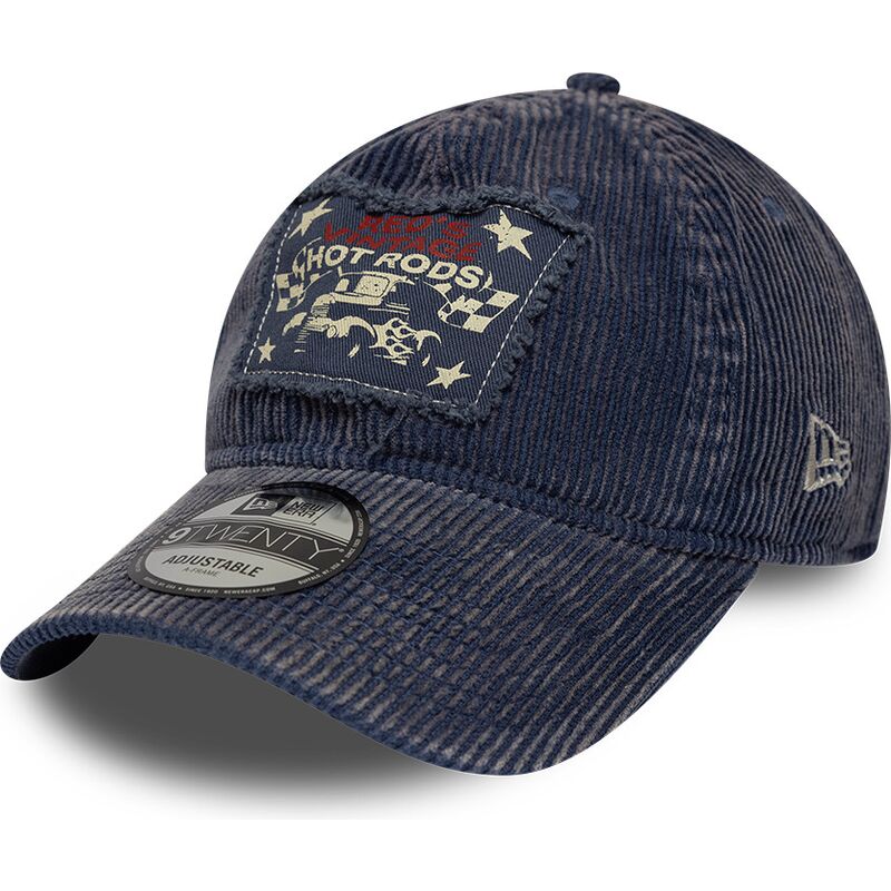 petten-gebogen-marineblauw-verstelbaar-9twenty-patch-acid-cord-van-new-era