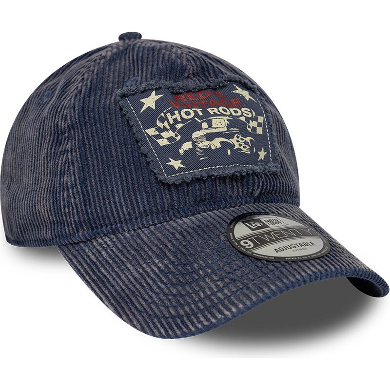 petten-gebogen-marineblauw-verstelbaar-9twenty-patch-acid-cord-van-new-era