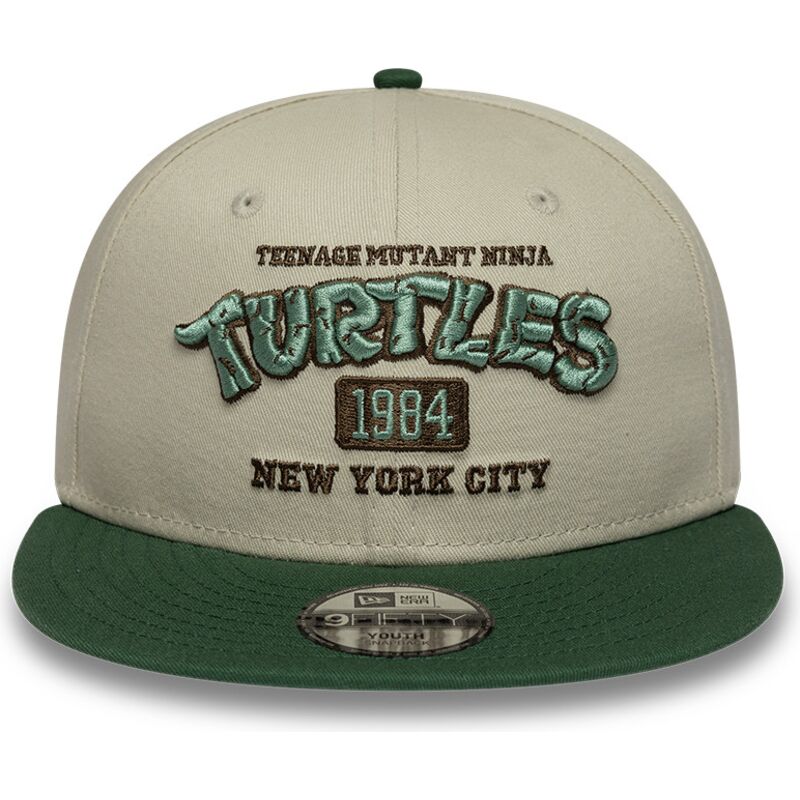 petten-plat-groen-snapback-voor-kinderen-9fifty-van-tortugas-ninja-van-new-era