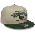 petten-plat-groen-snapback-voor-kinderen-9fifty-van-tortugas-ninja-van-new-era