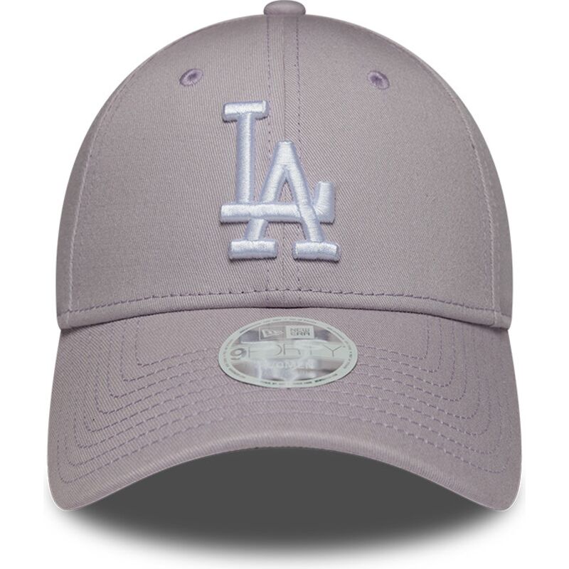 petten-gebogen-paars-verstelbaar-9forty-league-essential-van-los-angeles-dodgers-mlb-van-new-era