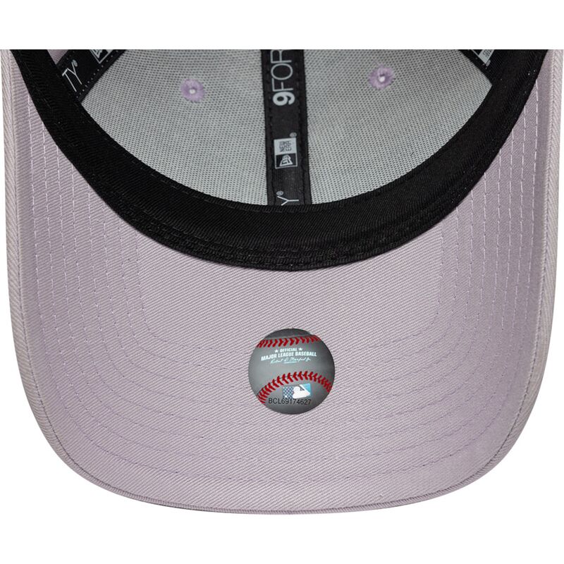 petten-gebogen-paars-verstelbaar-9forty-league-essential-van-los-angeles-dodgers-mlb-van-new-era
