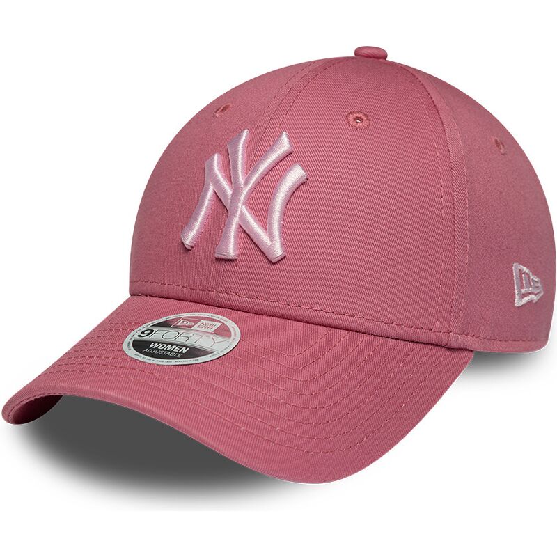 petten-gebogen-roze-verstelbaar-9forty-league-essential-cas-van-new-york-yankees-mlb-van-new-era petten-gebogen-roze-verstelbaar-9forty-league-essential-cas-van-new-york-yankees-mlb-van-new-era
